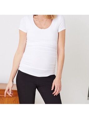 Isabella Oliver Maternity White Tee